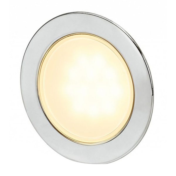 Hella Marine Round Warm White EuroLED 95 Gen 2 LED Down Light - Stainless Steel Rim 958340021 - main